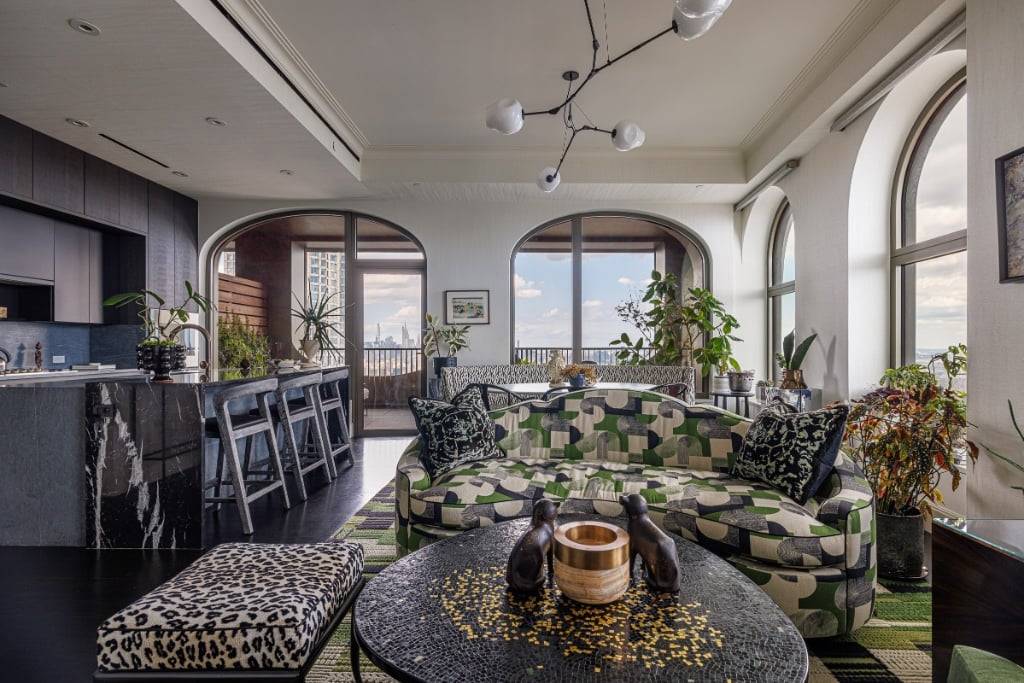 Loggia 56B is a two bedroom, two and a half bath residence of 1, 509 square feet at 130 William, Sir David Adjaye's landmark tower in Lower Manhattan.