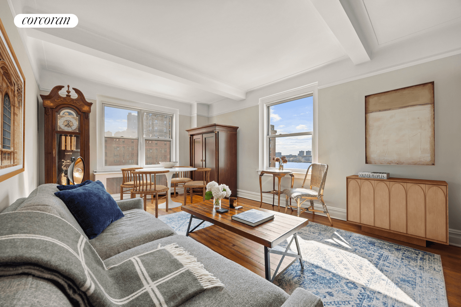 Welcome to Apartment 9H at 304 West 75th Street a truly expansive and beautifully renovated one bedroom home with open, sun filled south and west exposures and stunning Hudson River ...