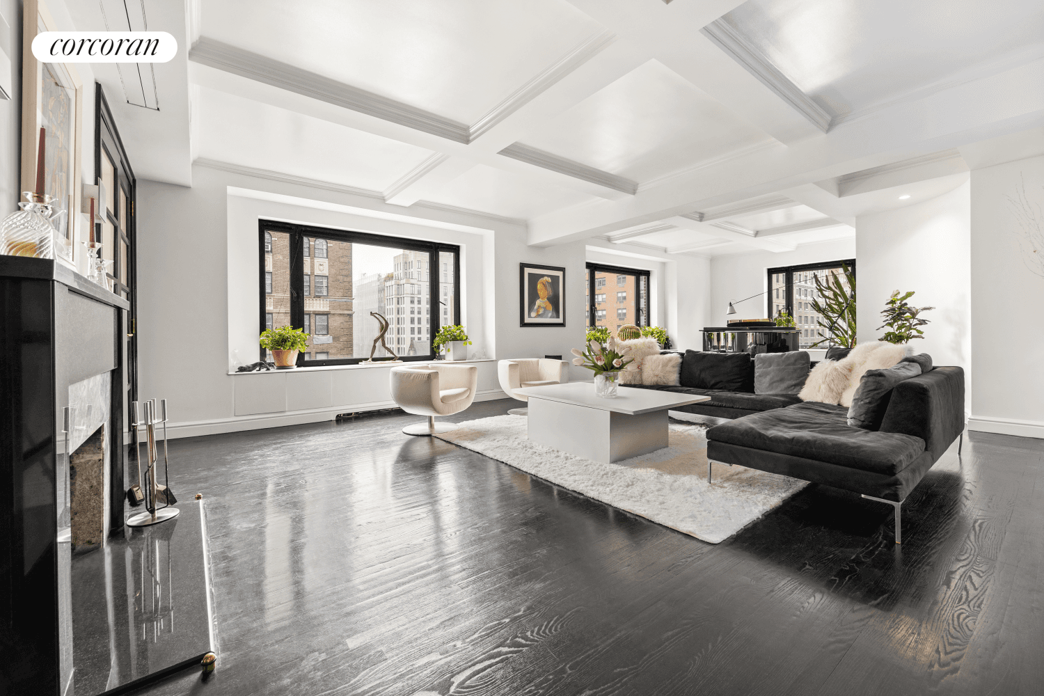 Grand Full Floor Residence with Iconic Park Avenue Views Occupying the entire 10th floor of a distinguished pre war cooperative, this rare and expansive residence offers approximately 4, 200 square ...