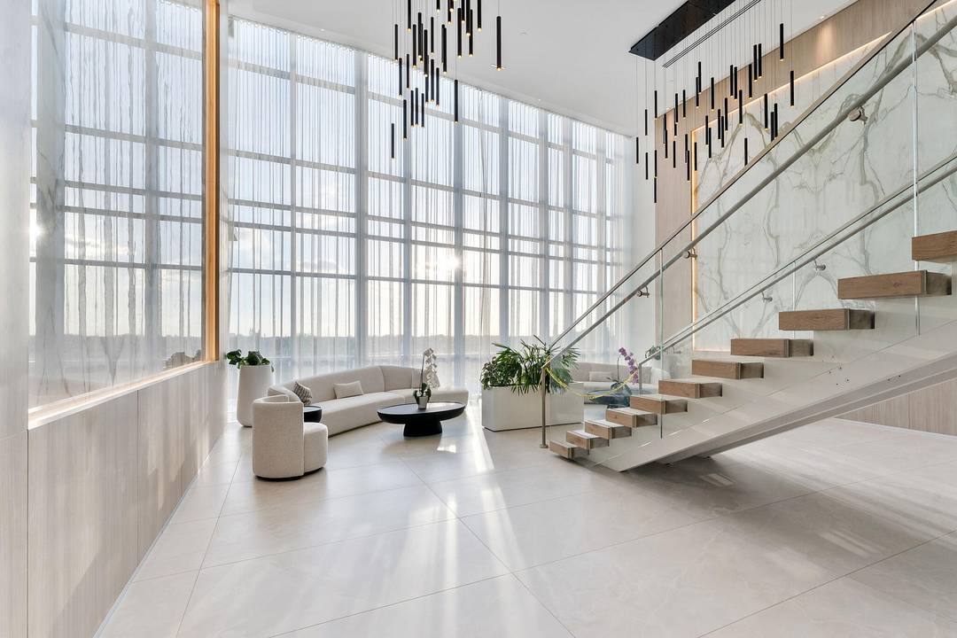 RARE furnished lower Penthouse residence available for annual lease at Nautilus 220.