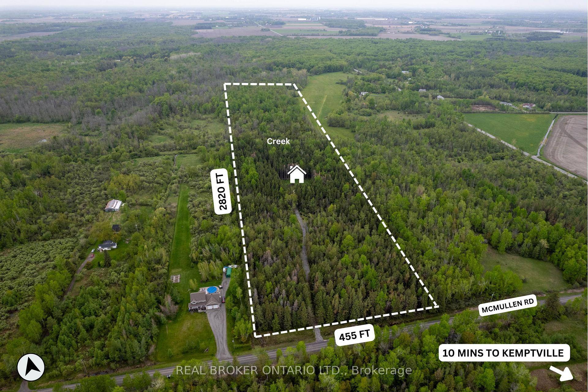 So many possibilities for this beautiful piece of land !