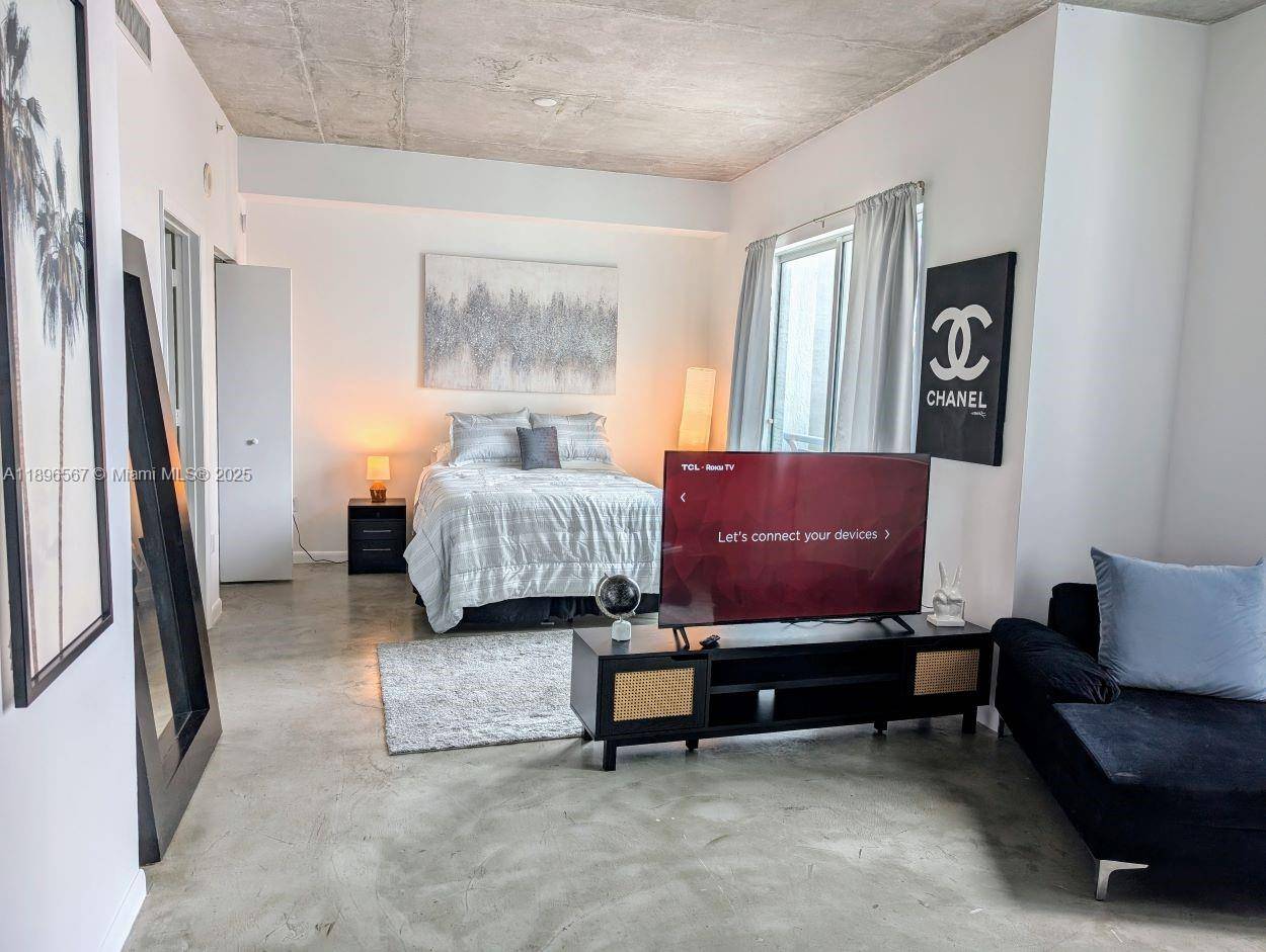 The largest loft style 1 bedroom in the building.