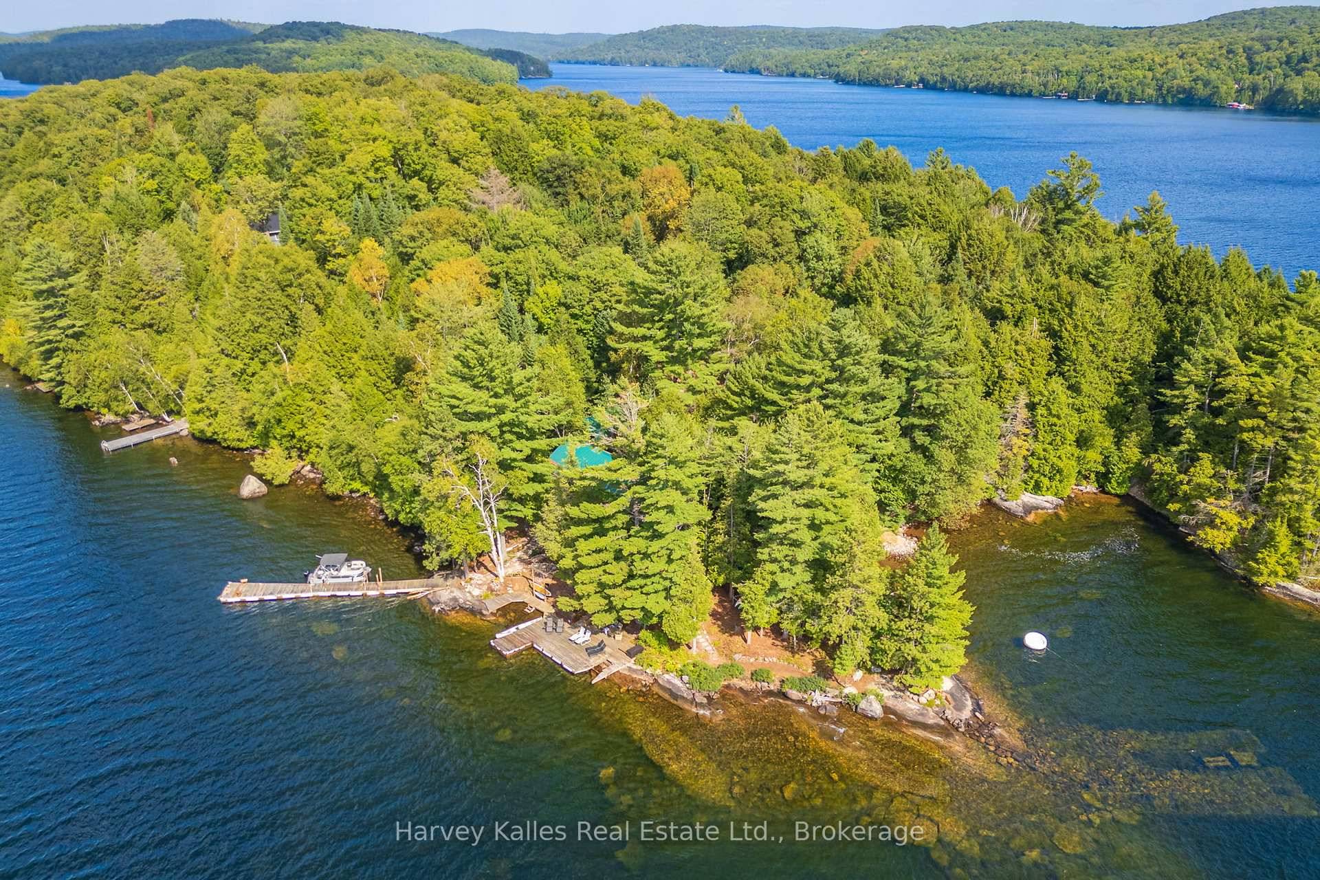 Extraordinary turn key island sanctuary on Kawagama Lake that epitomizes the quintessential adventurer's retreat.