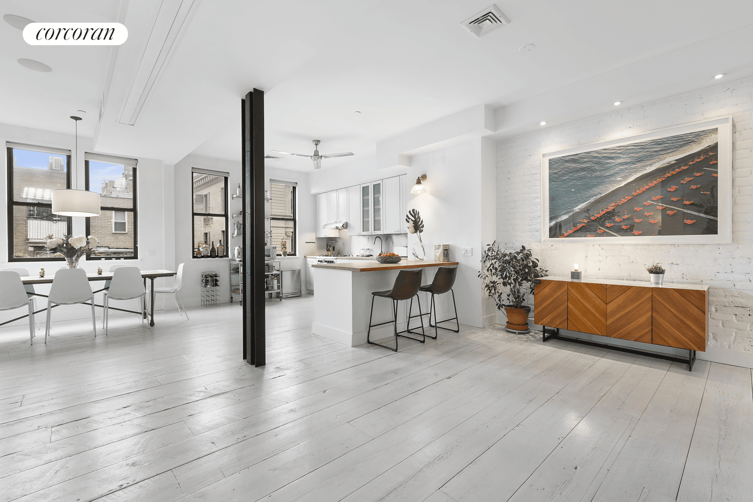 Rarely available, large unit in Williamsburg's venerable Smith Grey building.