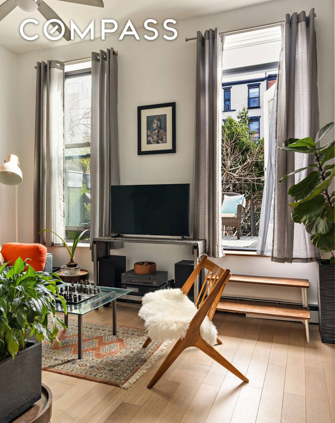 Architecturally designed to maximize space and light, this rare, loft like 2BR 1.