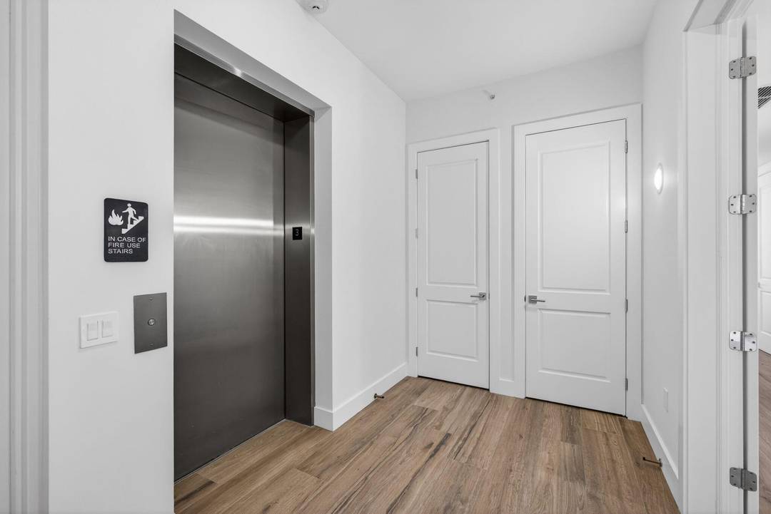 Elevator to your private entrance.