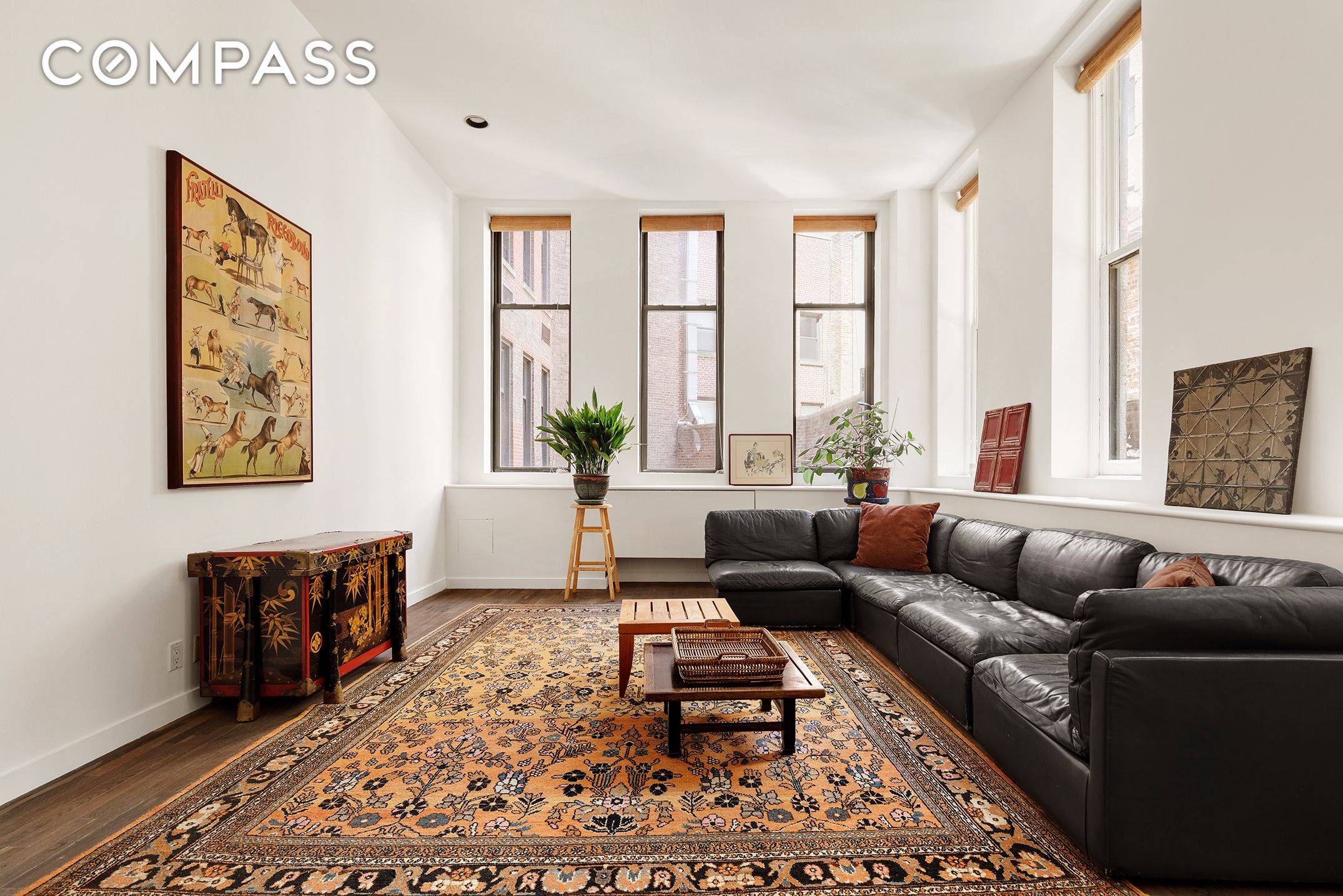 A Corner Prewar Loft with 14ft Ceilings.