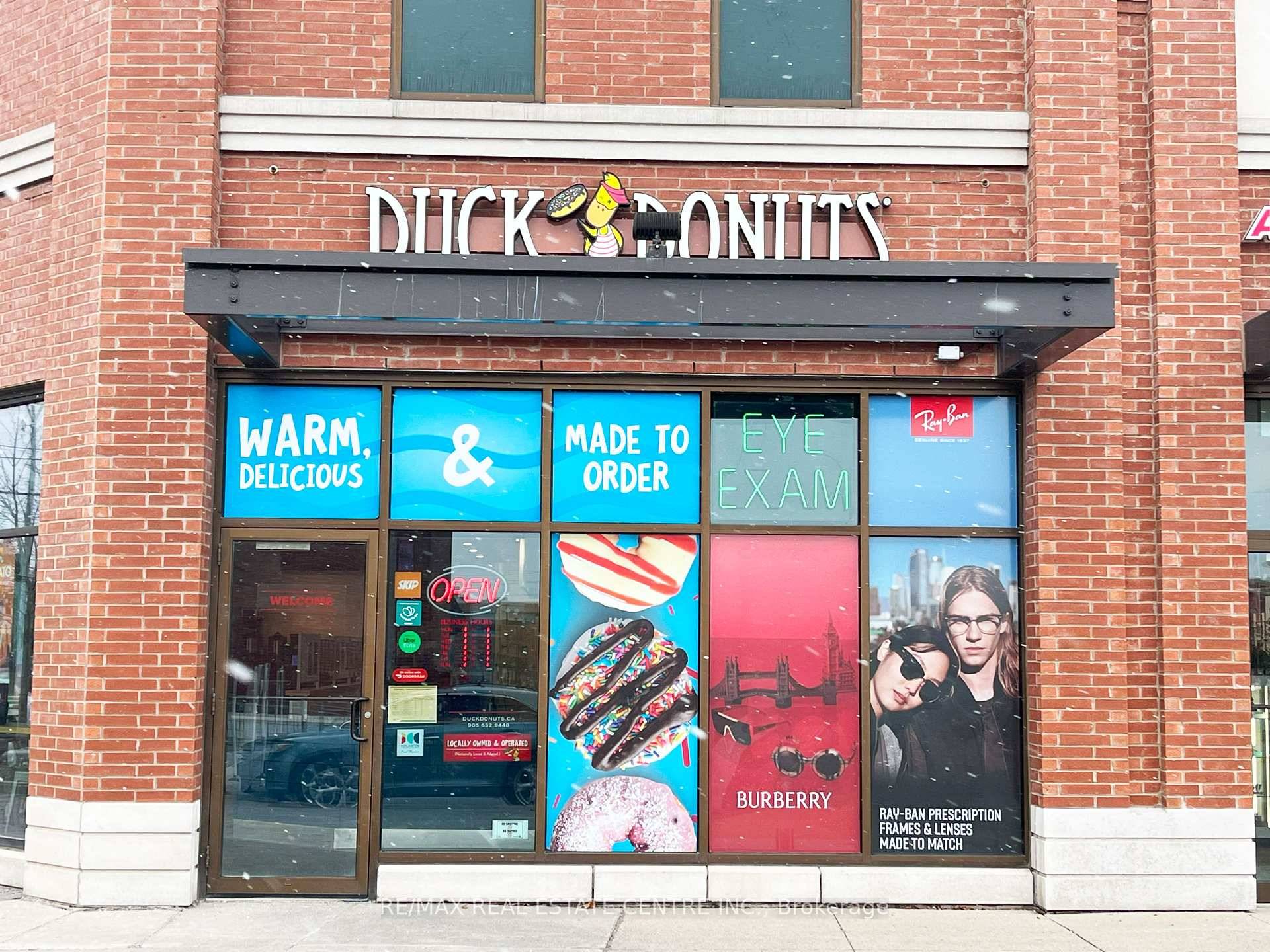 Turnkey opportunity to own an established Duck Donuts business in the prestigious Appleby Village, located just off the QEW on Appleby Line in Burlington.