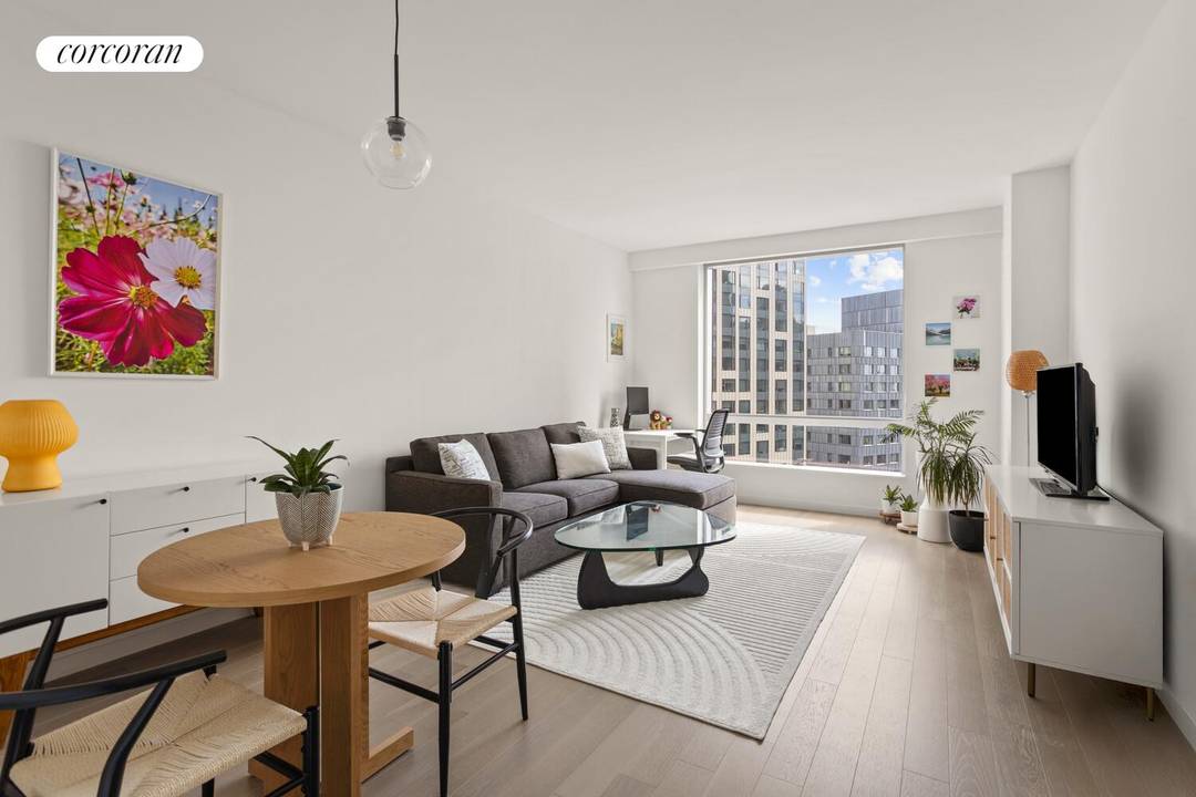 The largest one bedroom floor plan at Brooklyn Point and the only one currently on the market for purchase !