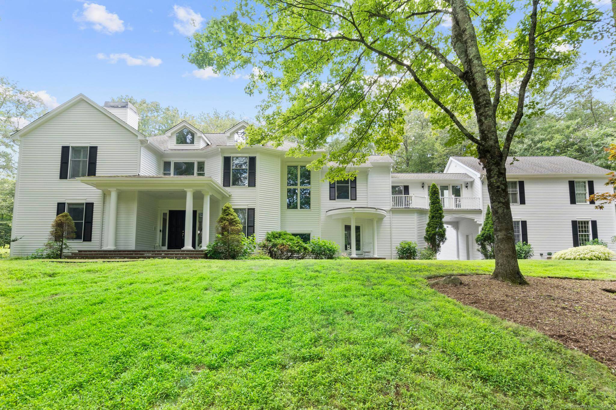 Move in ready and freshly updated, this expansive 5, 000 sq ft Colonial is located in the prestigious Ridge of Greenfield Hill a 24 hour guard gated community situated on ...