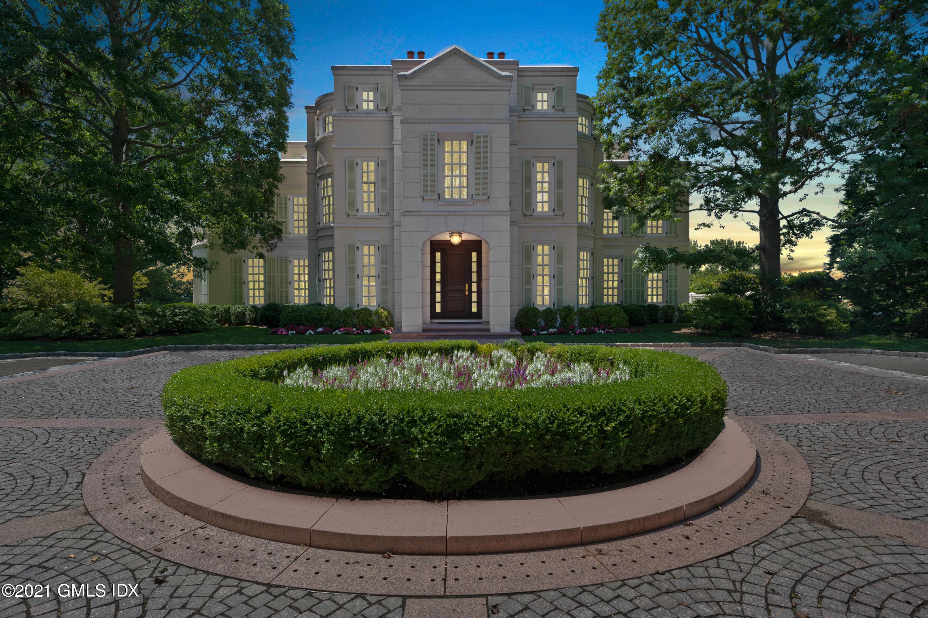 This magnificent estate was designed by renowned architect Roger Ferris boasts 6 levels of living w spectacular water vistas of Southport Harbor.