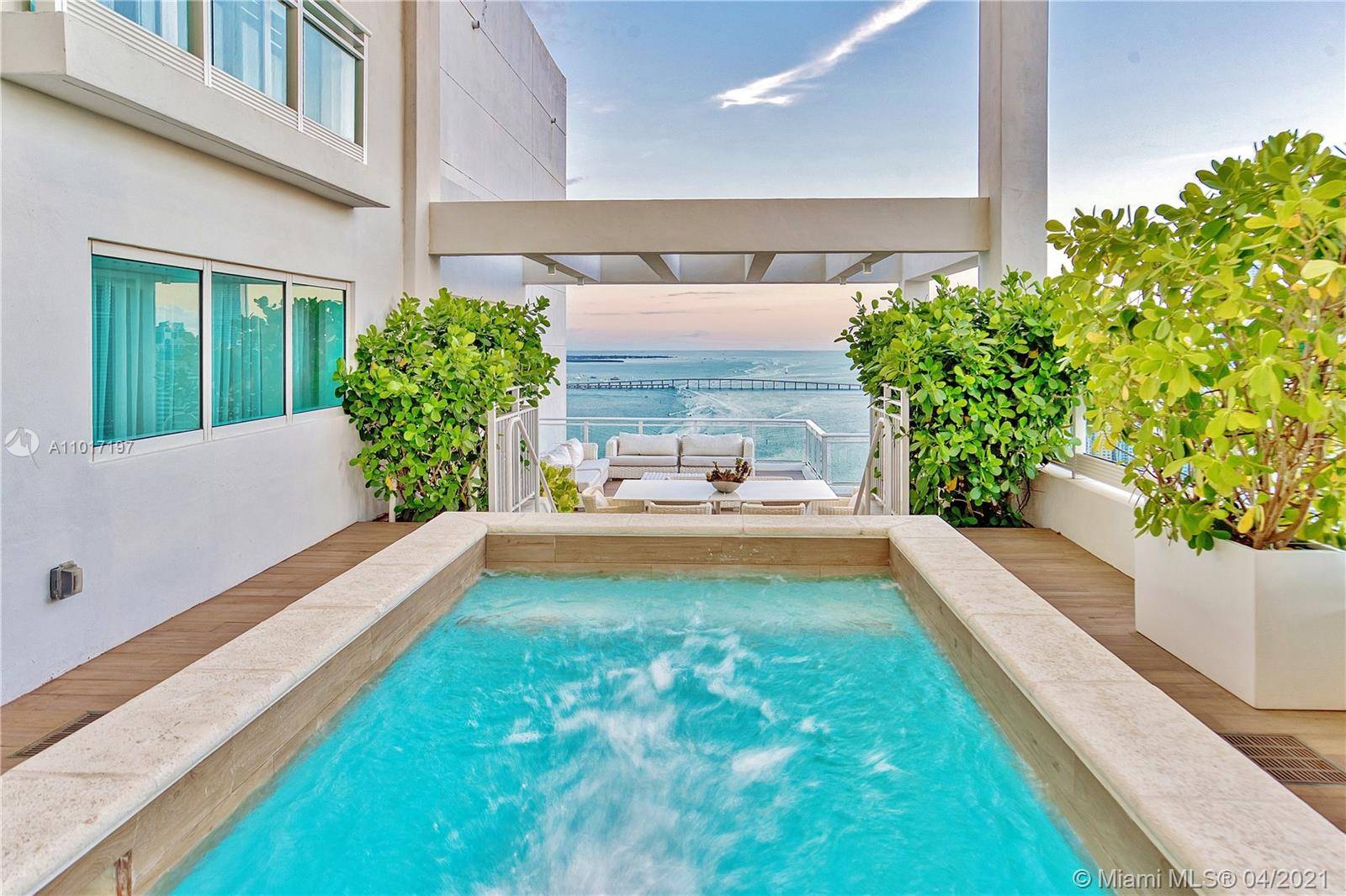 PENTHOUSE FOUR Top 3 Floors at Asia on Brickell Key w 450K of designer furnishings from Artefacto.