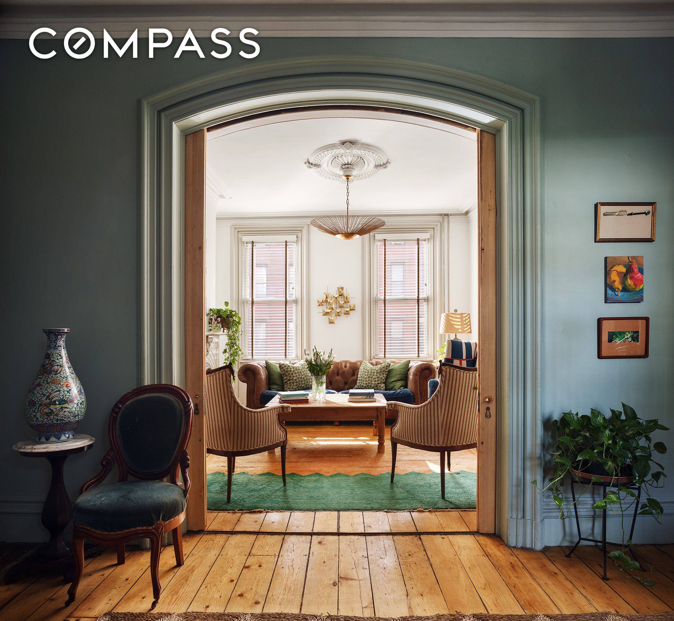 Greenpoint Townhouse with Countryside Charm and London Inspired Elegance Originally built around 1868 by local builder John W.