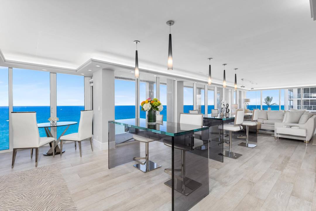 Experience the pinnacle of coastal elegance at 2800 South Ocean Boulevard, Residence 18F.