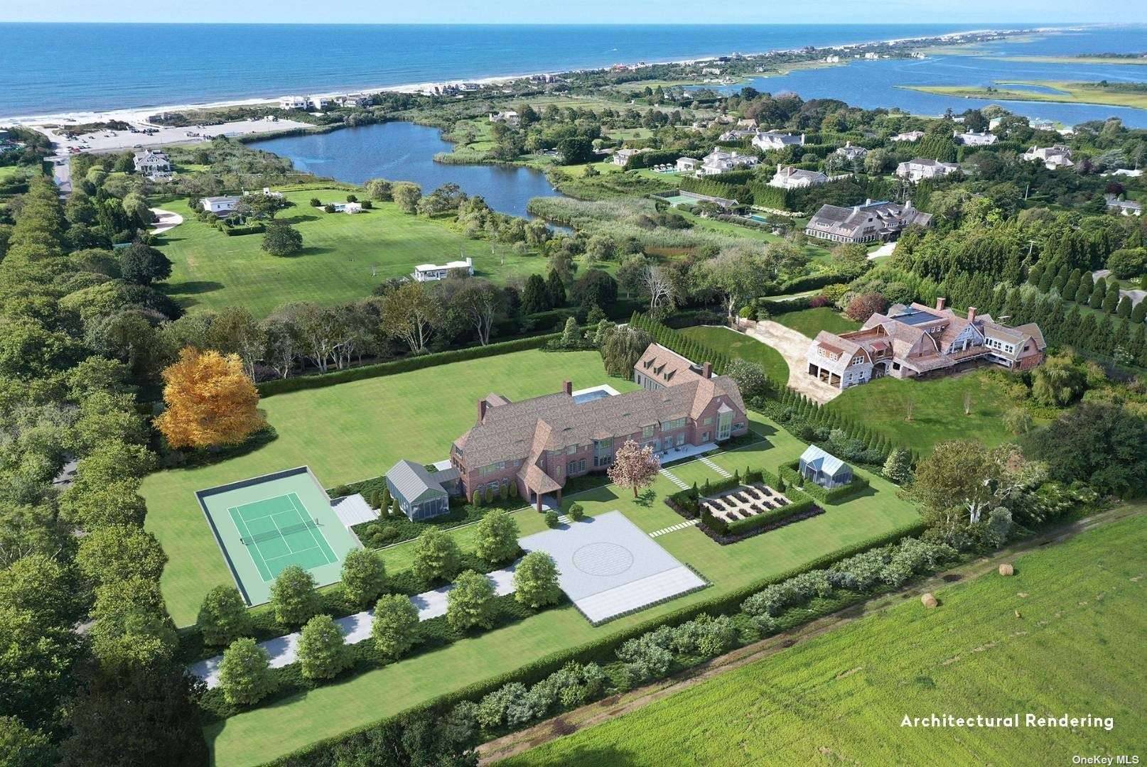 One of the most important estates in the Hamptons, the Grosvenor Atterbury designed residence on Coopers Neck Lane brings into concert the property's century old provenance with the finest present ...