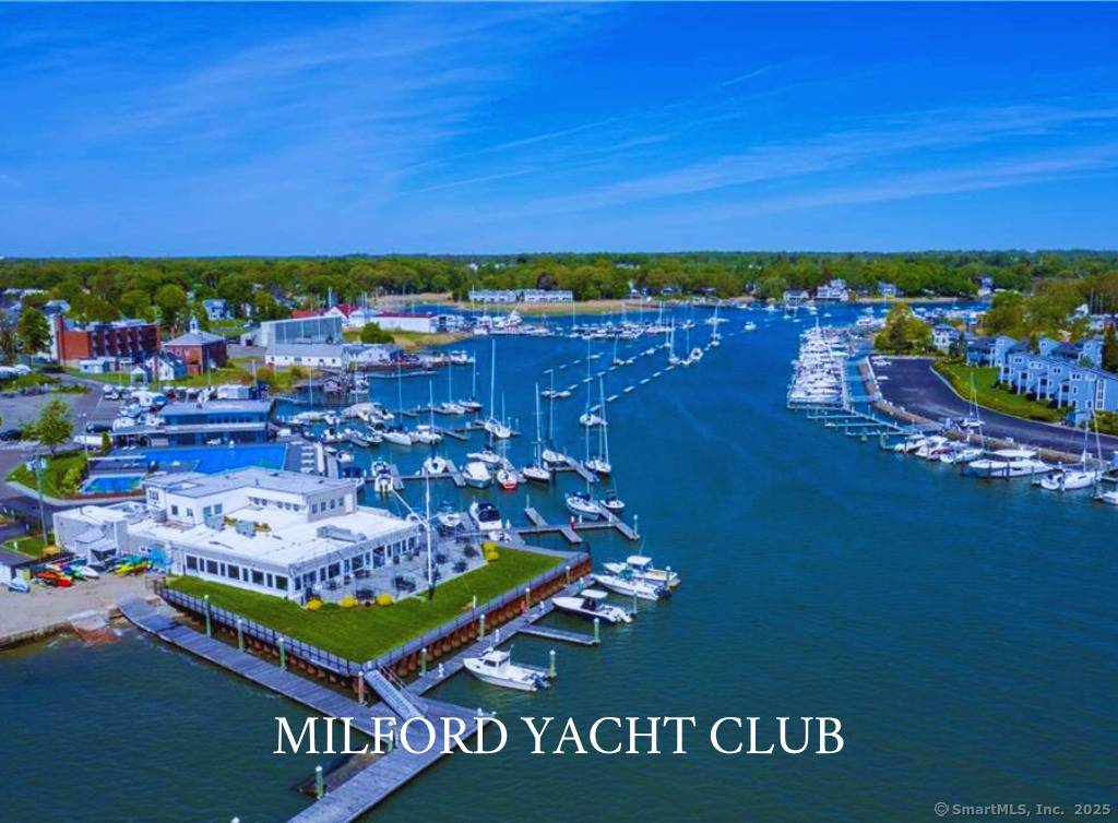 A one of a kind waterfront compound on Milford Harbor, perfect for multi generational living or a private guest retreat.