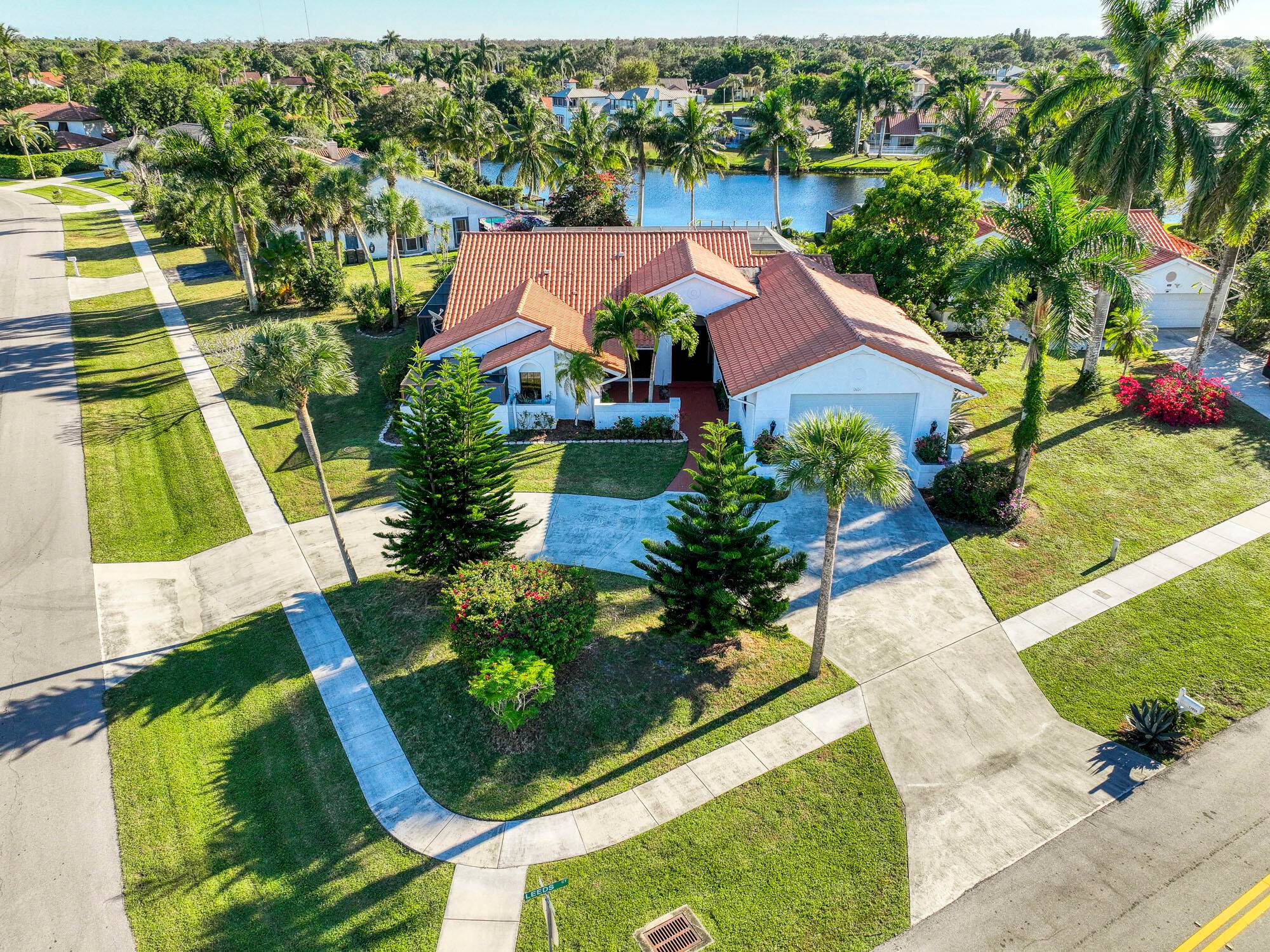 This extremely bright and expansive lakefront home in Greenview Shores has rear southern exposure that keeps the patio, large pool, jacuzzi and backyard oasis in the sun all day.
