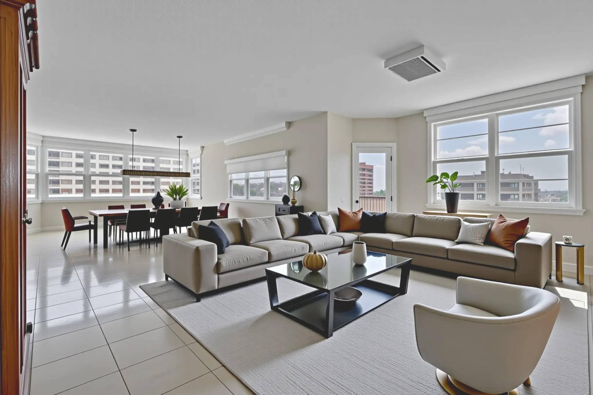 BEACHFRONT Stunning 3BR 3BA residence with panoramic ocean and Intracoastal views in The Hemispheres Hallandale Beach's premier oceanfront community.