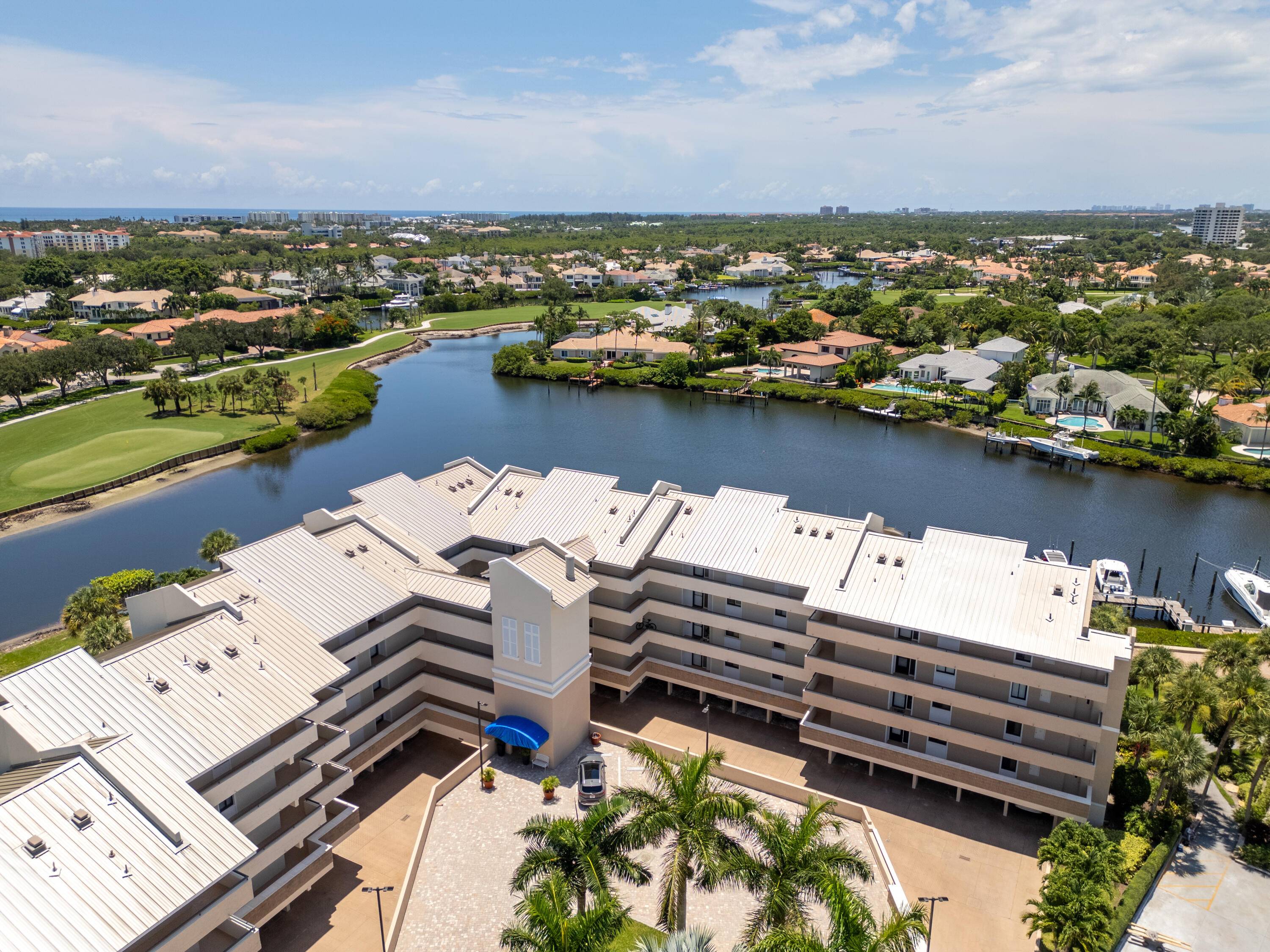Enjoy top floor living with no one above you in this spacious 2 bedroom condo offering beautiful golf course views in the highly desirable Anchorage North at Jonathan's Landing.