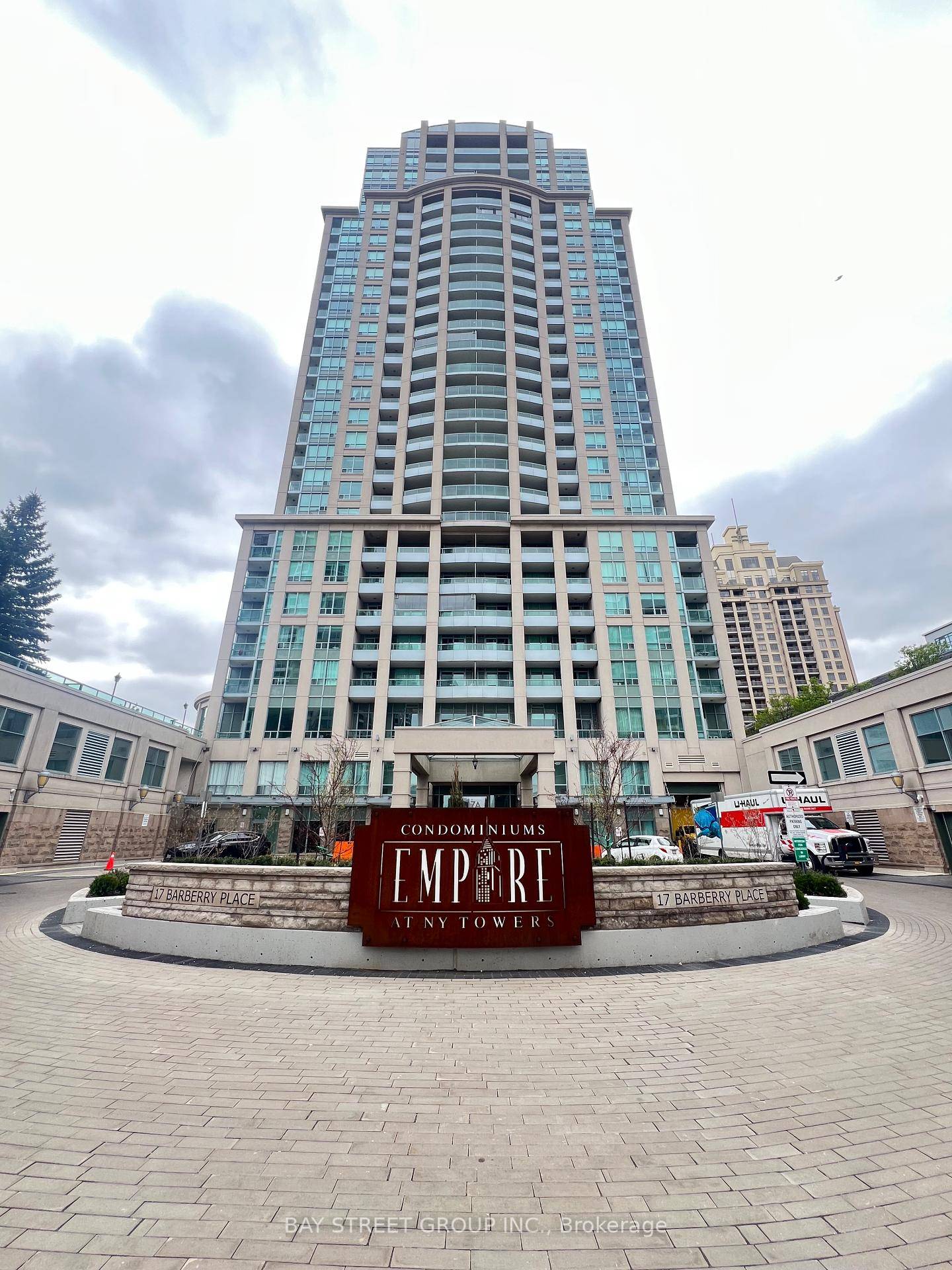 2 Parking Spots Available Luxury Empire Building, rare find Conner unit with Unobstructed View.
