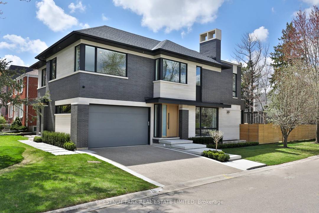 Welcome to 2 Marchwood Drive a custom contemporary home in Armour Heights located on the corner of a private, tree lined enclave in one of Armour Heights most desirable pockets.