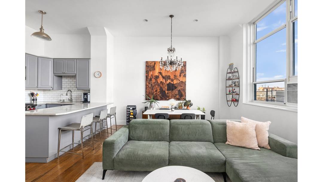 Apt 5H at The Court St Lofts is an expansive 1, 142 square foot two bedroom, two bath home that captures the light and space character of an authentic NY ...