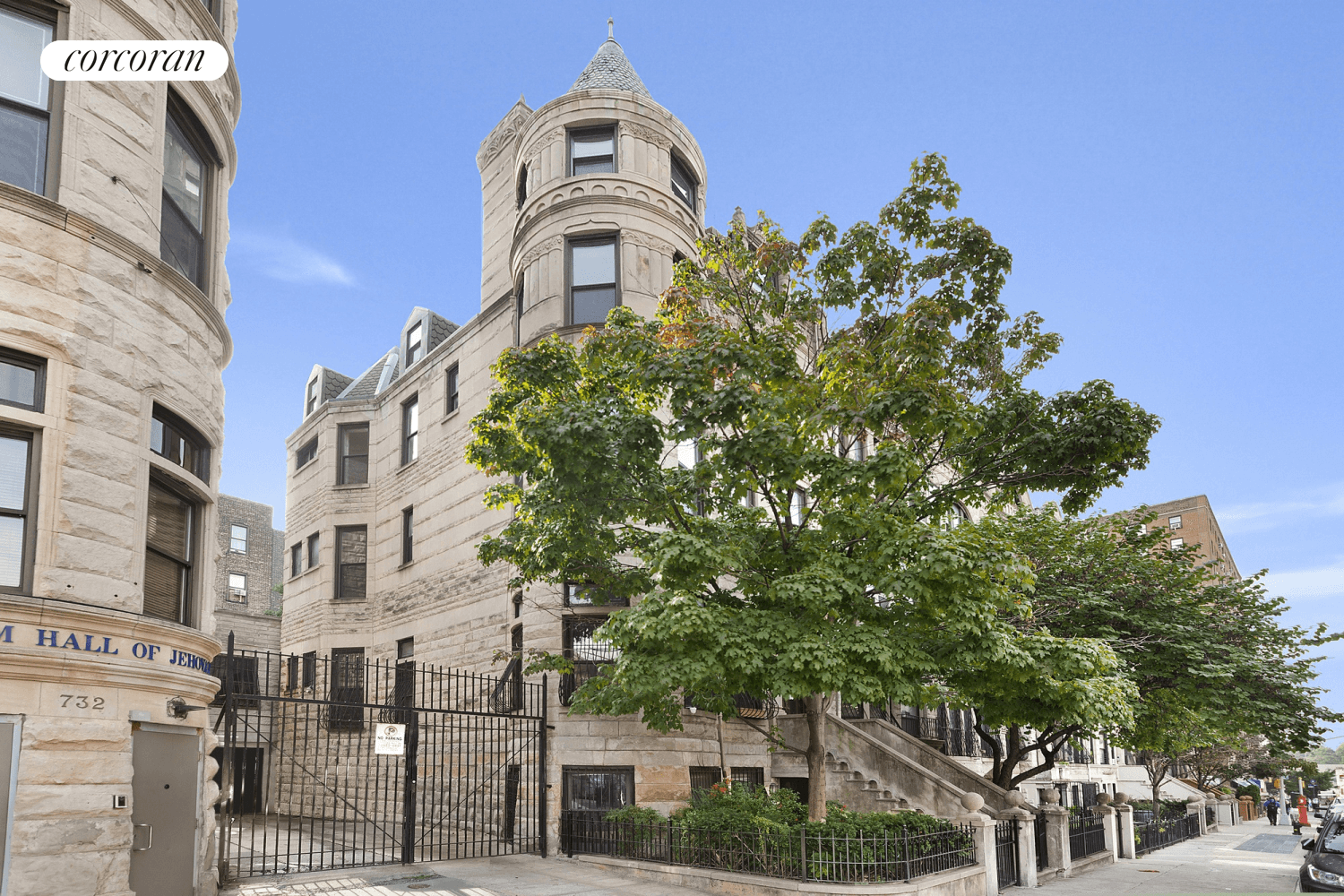 An iconic mansion on Saint Nicholas Avenue in Hamilton Heights.