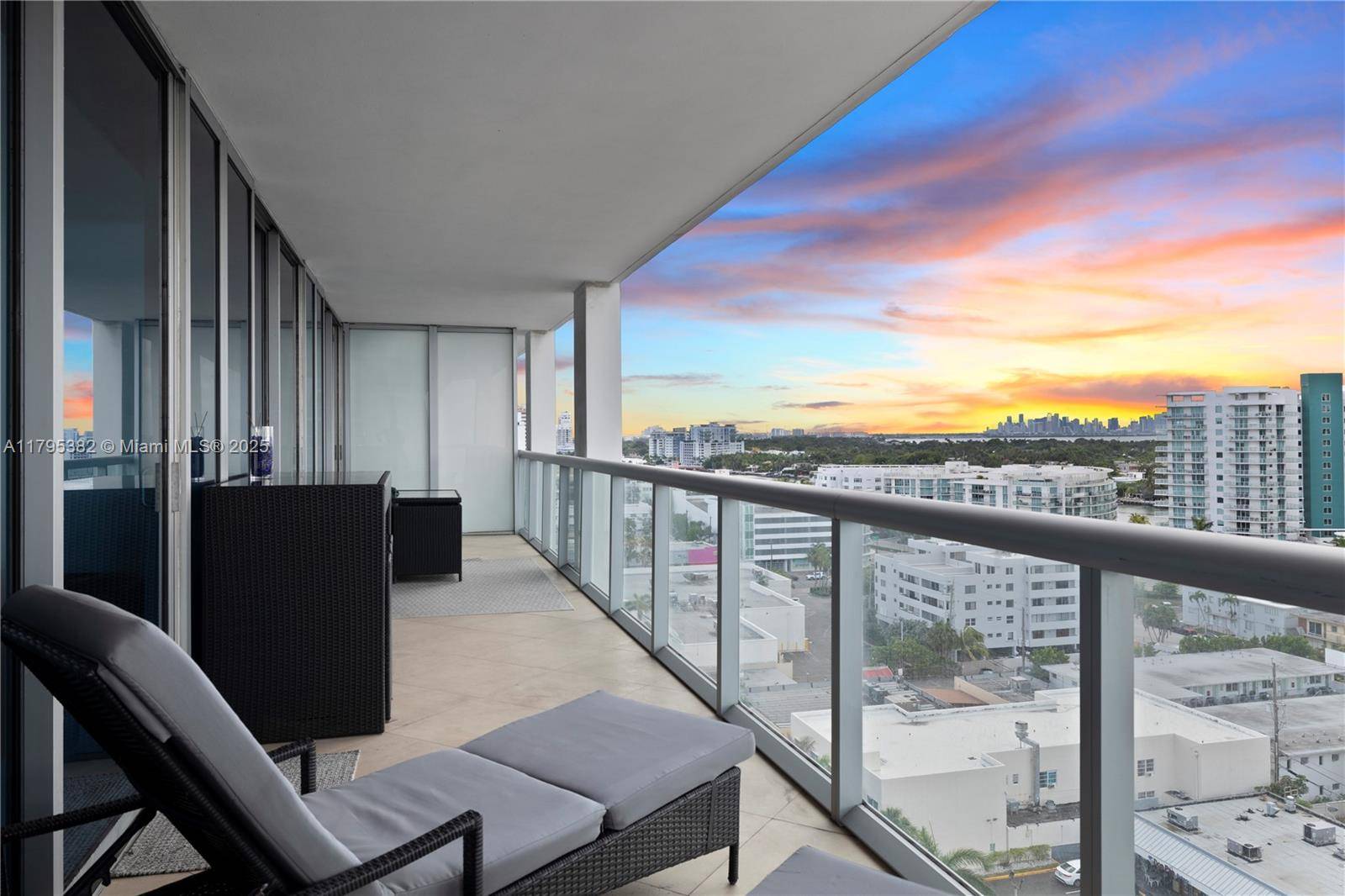 Best price 2 bed 2 bath condo at Carillon offers breathtaking views of the sunset and partial downtown skyline.