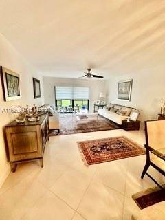 This FURNISHED 2 bedroom 2 bath located on a 1st FLOOR overlooks the golf course with a great view full of light !
