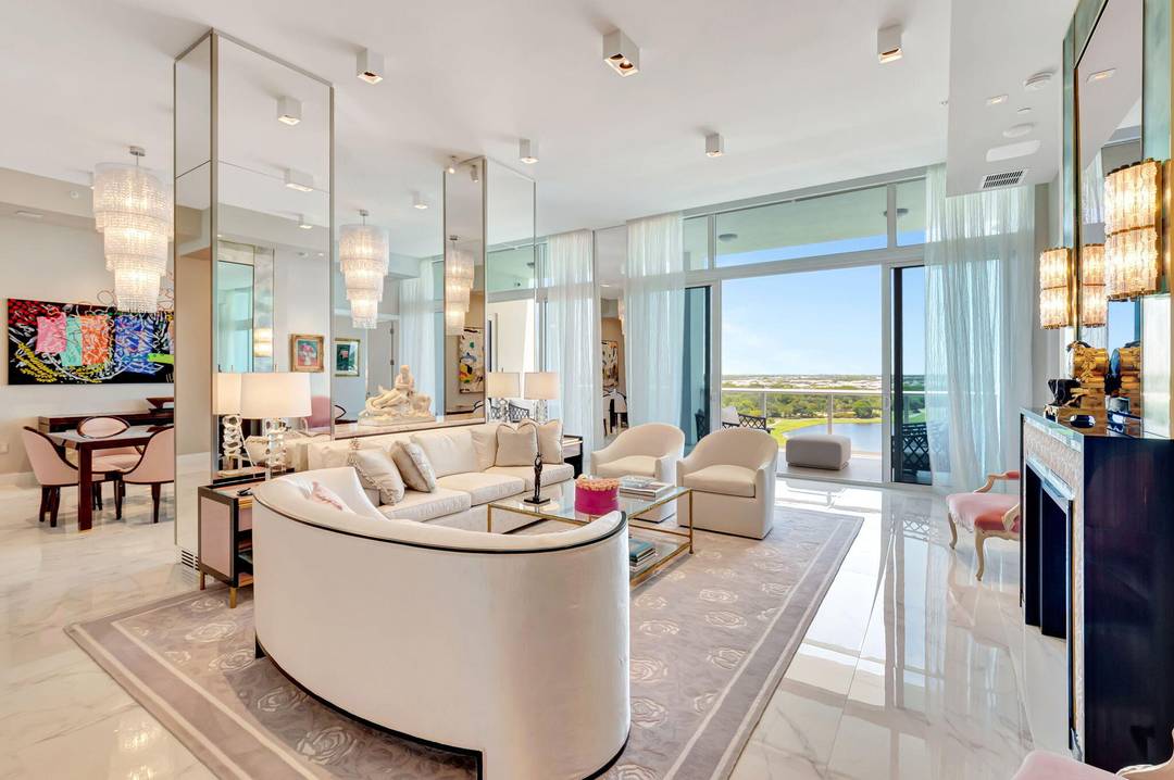 STUNNING CUSTOM AKOYA PENTHOUSE DESIGNED BY MICHAEL SIMON INTERIORS, OFFERED WITH EXQUISITE CUSTOM ELEMENTS THROUGHOUT !
