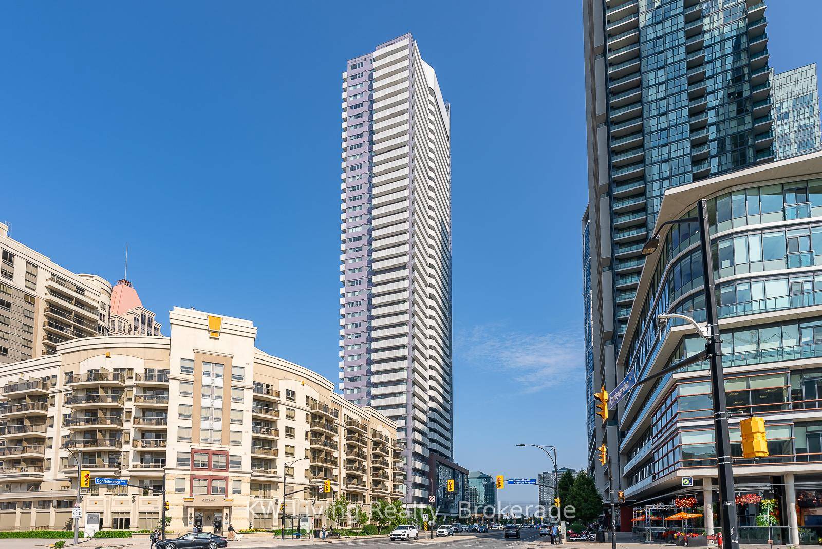 Spacious High Floor 584f 1 Bedroom plus Den Condo Suite At Wesley Tower by Daniels.