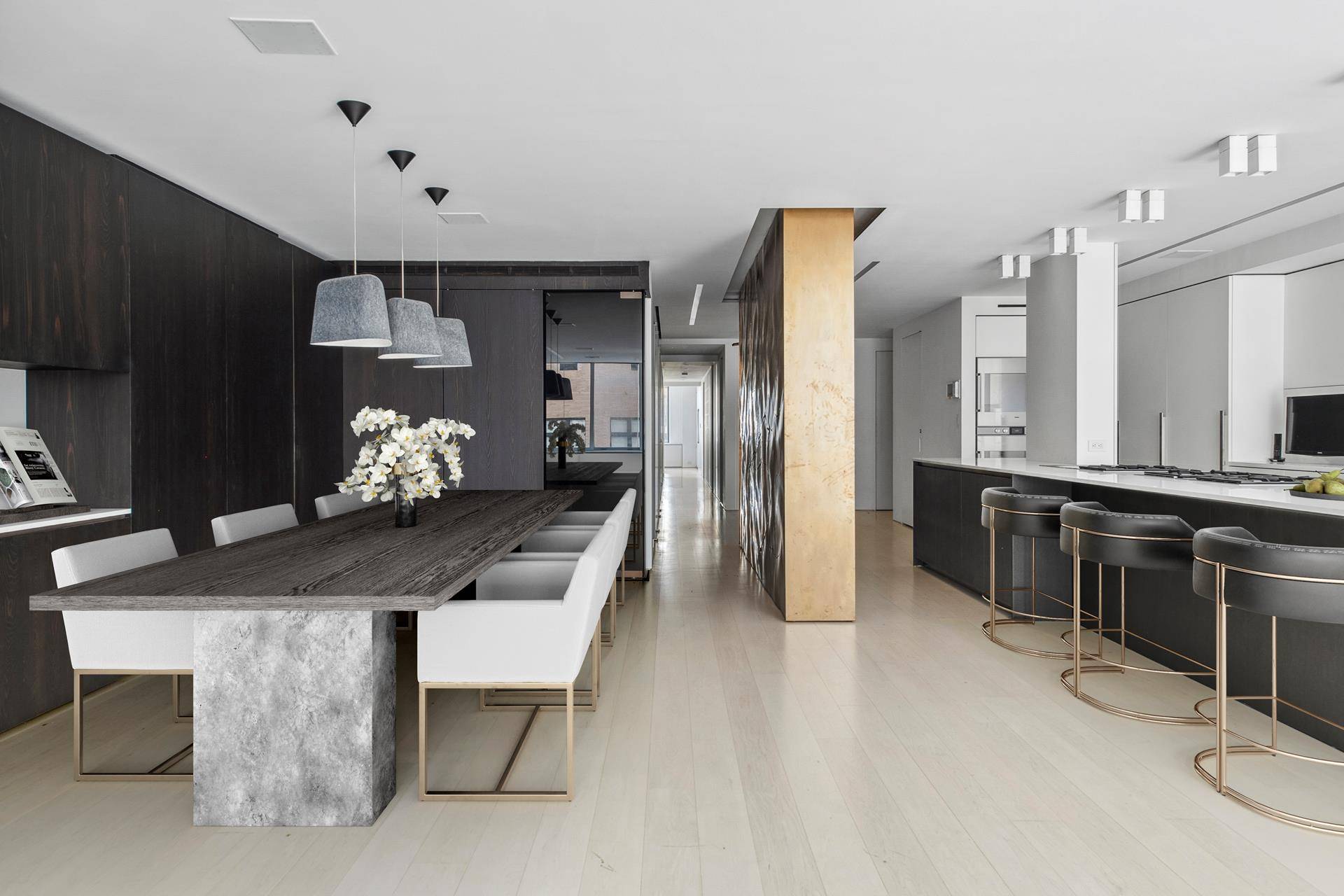 West Chin Architects, gut renovated, move in ready duplex condominium at The Gotham, 170 East 87th Street.