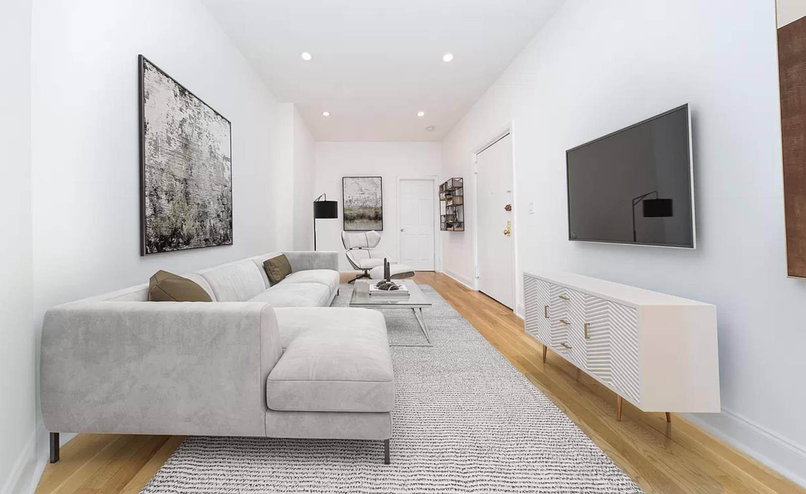 Welcome home to this sunny 2 bed 2 bath apartment in SoHo !