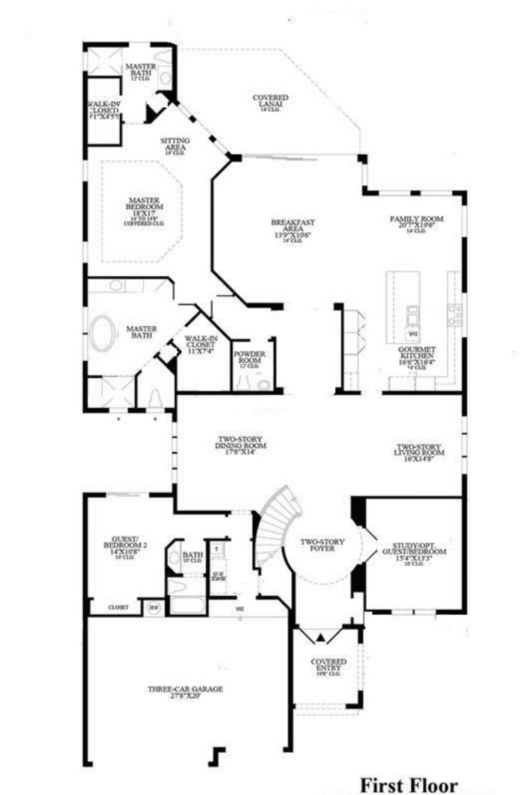 This Callahan model in Royal Palm Polo offers resort style living on a corner lot w a side yard and lots of privacy.