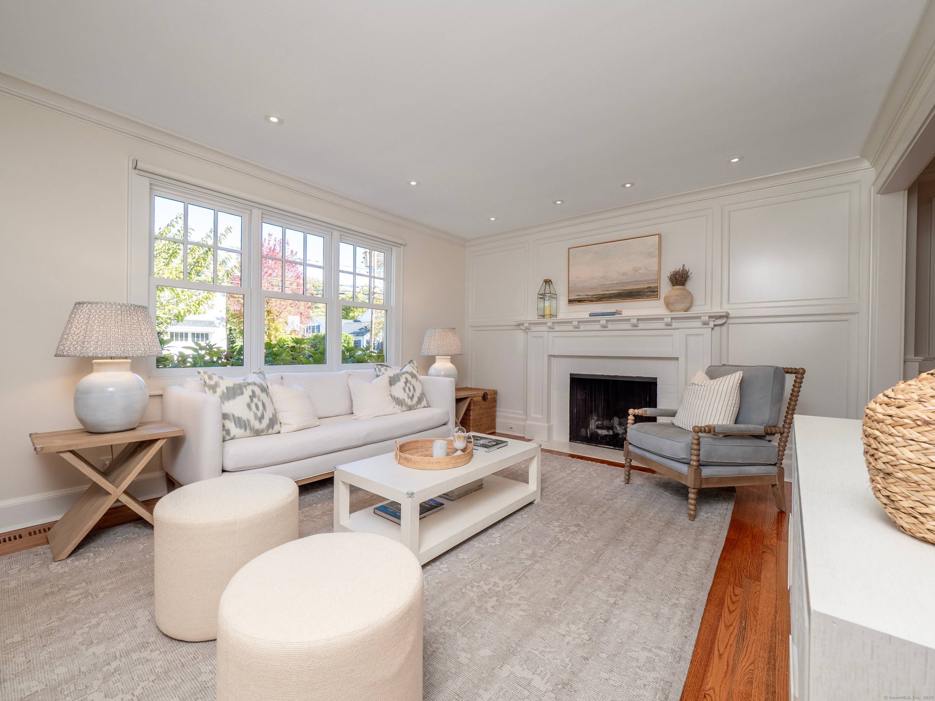 Located in the sought after waterfront community of Noroton Bay, this charming 4 bedroom, 2 bath Cape Cod style home blends classic design with modern comfort.