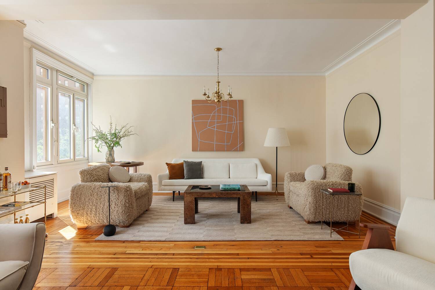 Elegant Upper West Side living awaits in this expansive three bedroom, three bathroom residence featuring a desirable Classic 7 layout and beautiful prewar details in a handsome historic cooperative.