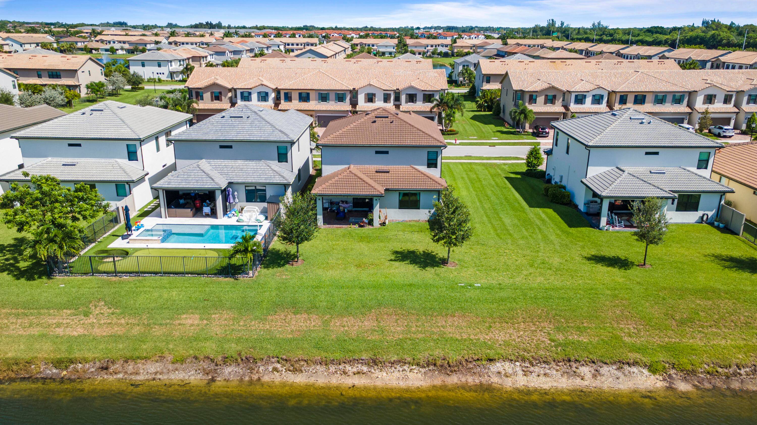 ON THE WATER TWO STORY single family HOME.