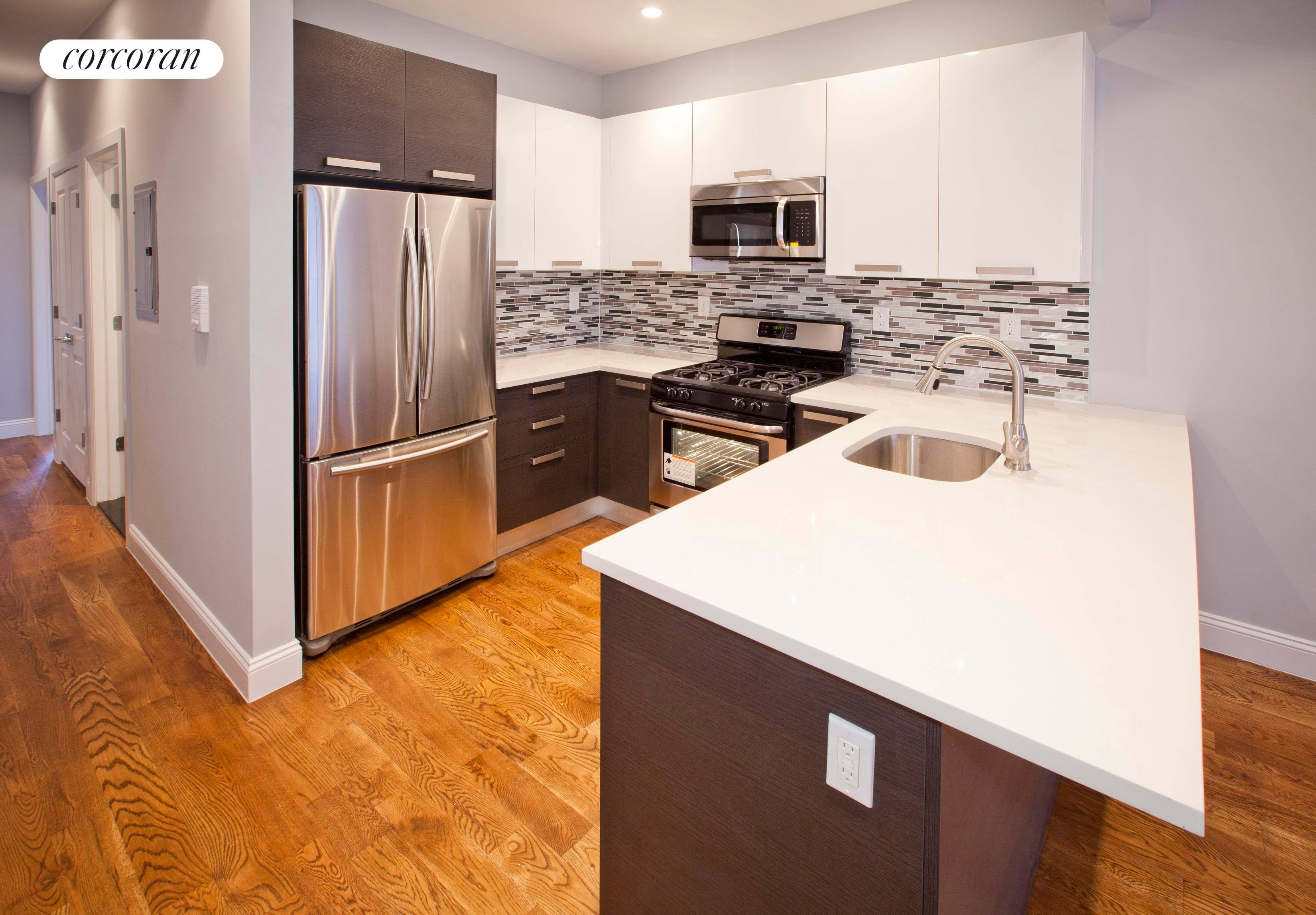 276 HAWTHORNE ST APT 3 PROSPECT LEFFERTS GARDEN RENOVATED MODERN CENTRAL A C W D DW PARKING This is a tremendous opportunity to lease a beautiful, third floor, 3 bedroom, ...