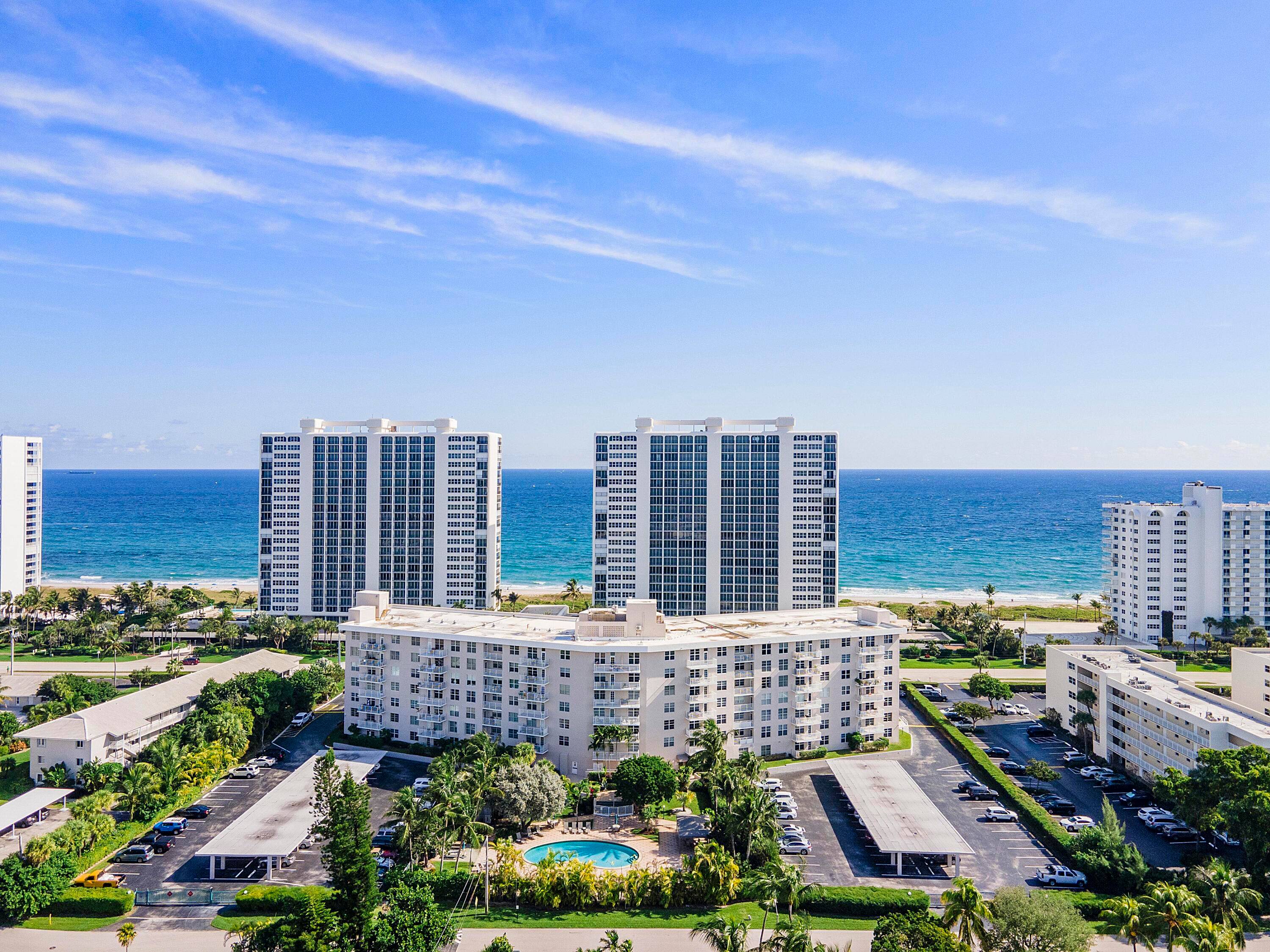 EXCEPTIONAL OPPORTUNITY TOESCAPE THE COLD AND SPEND THE WINTER SEASON BEACHSIDE IN THIS BEAUTIFUL UPDATED AND FULLY FURNISHED GROUND FLOOR BOCA RATON BEACH CONDO !