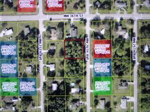 Oversized vacant lot zoned for single family home.