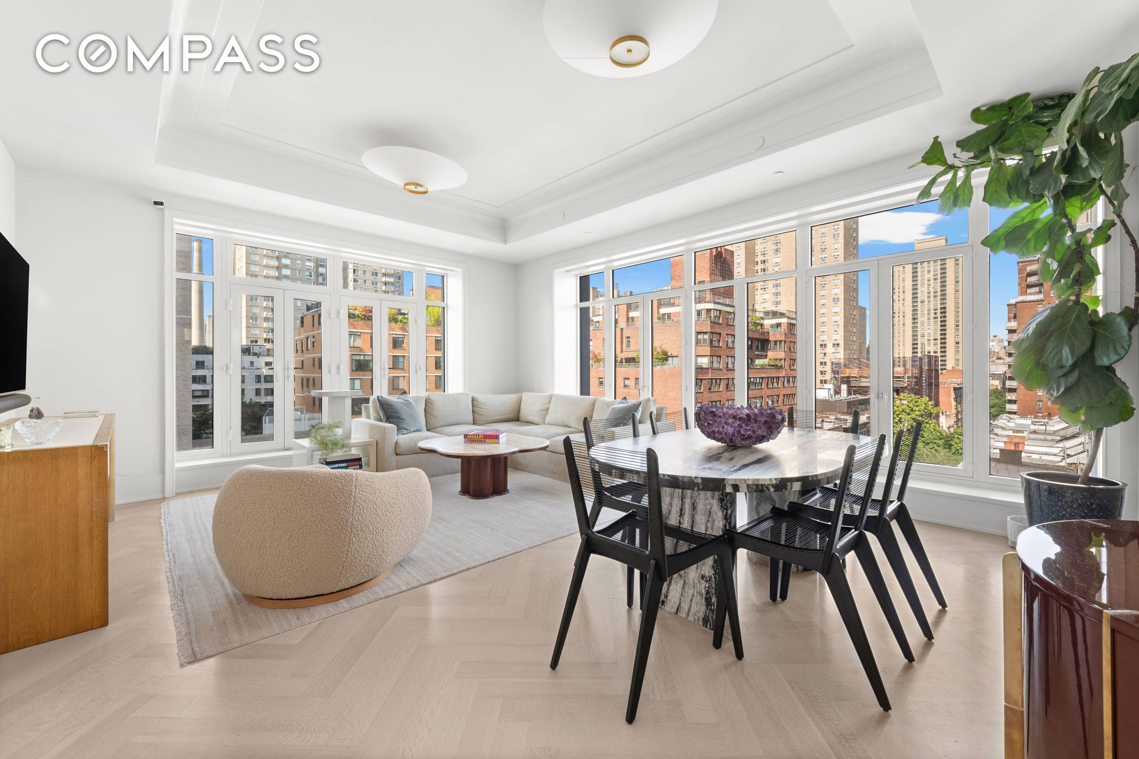 Bespoke Three Bedroom, Three and a Half Bath Residence at 40 East End Avenue Welcome to Residence 9B, a sophisticated three bedroom, three and a half bath home located in ...