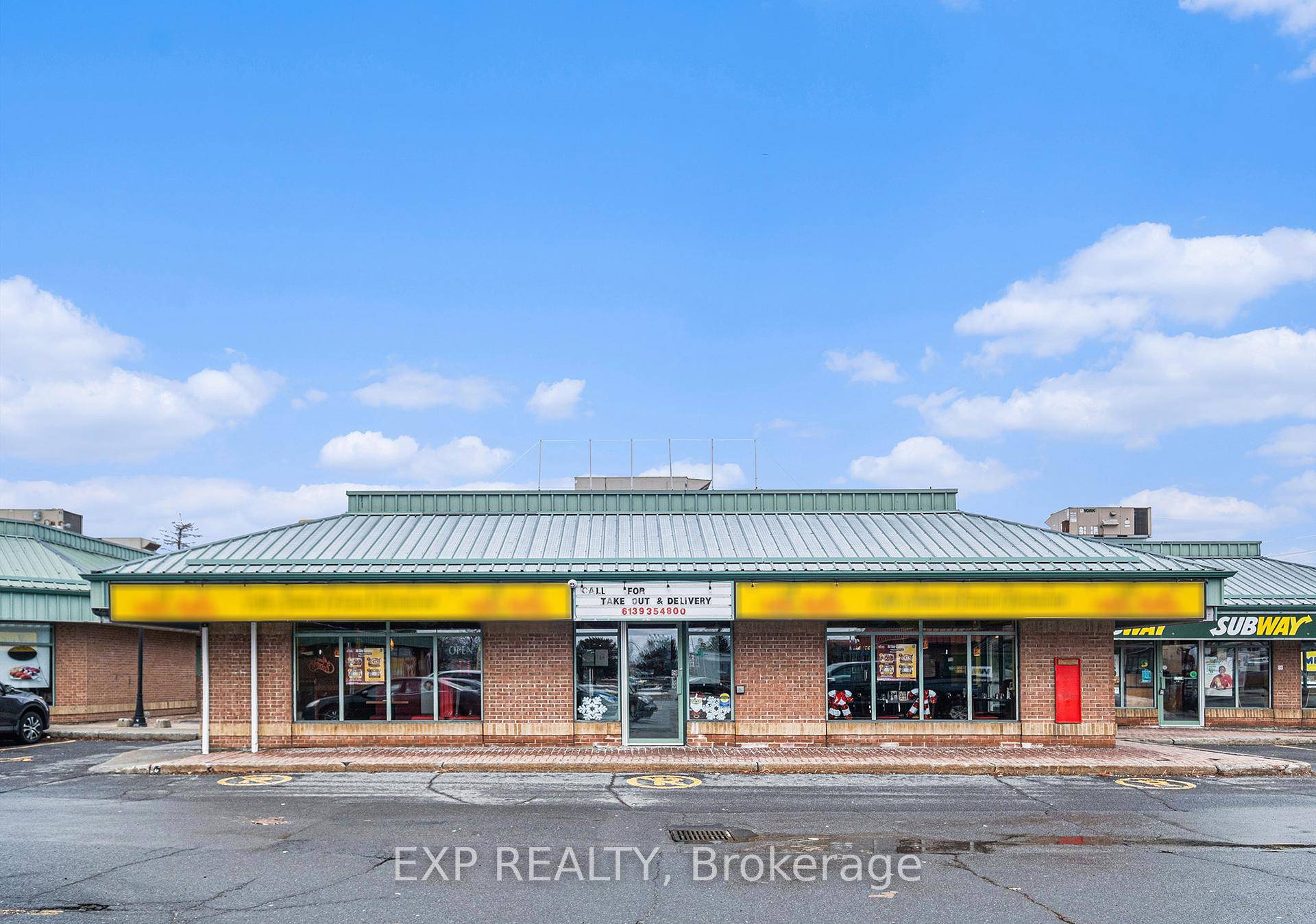 Opportunity knocks to establish your restaurant concept at a strategic location, minutes from the 401 in the heart of Cornwall.