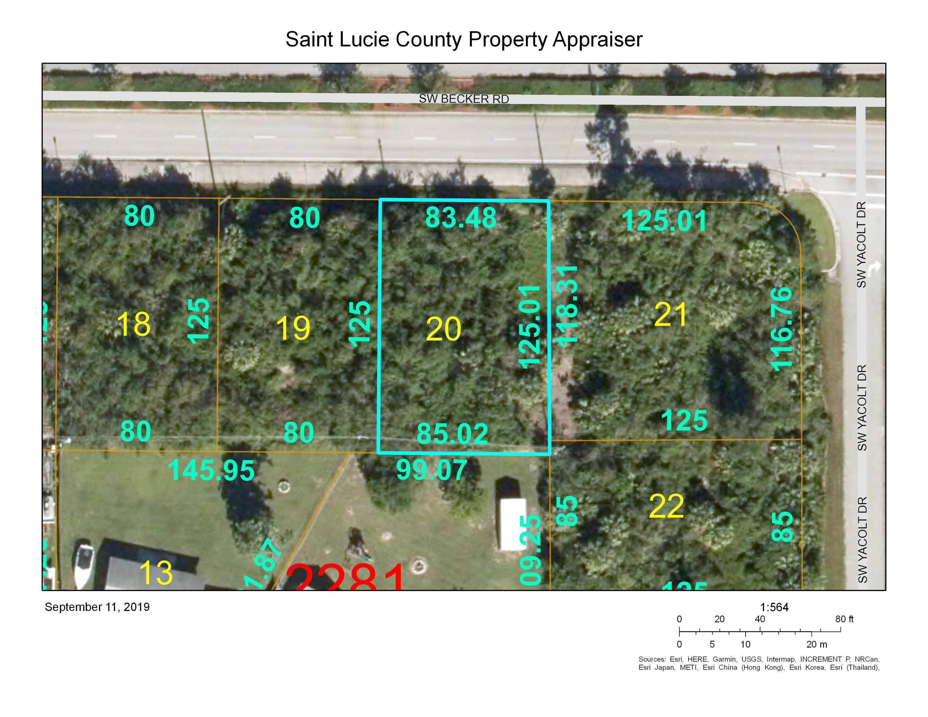 Great residential vacant lo on Becker Road