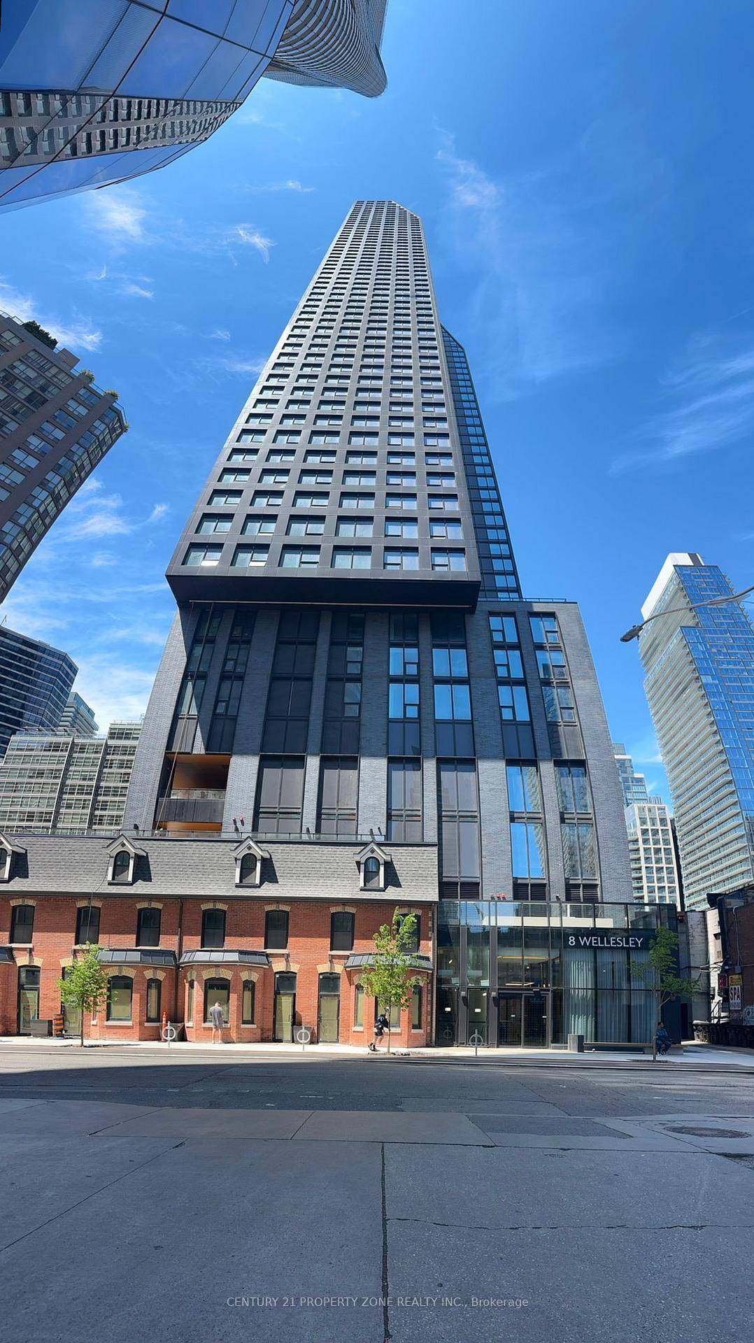 Discover upscale city living at its finest in this brand new 1 bedroom study condo at 8 Wellesley St West, perfectly situated in the heart of downtown Toronto.