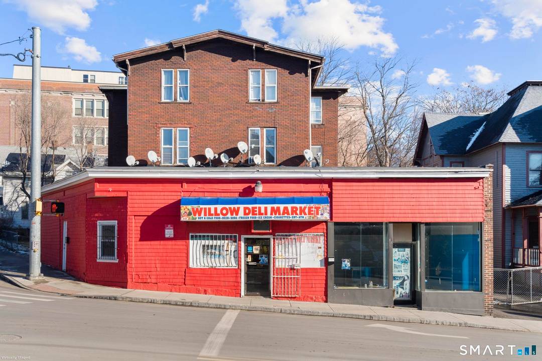 Prime corner mixed use building located at the intersection of Willow Pine St with 9 total units 6 2BR 1BA, 1 studio, 2 retail.