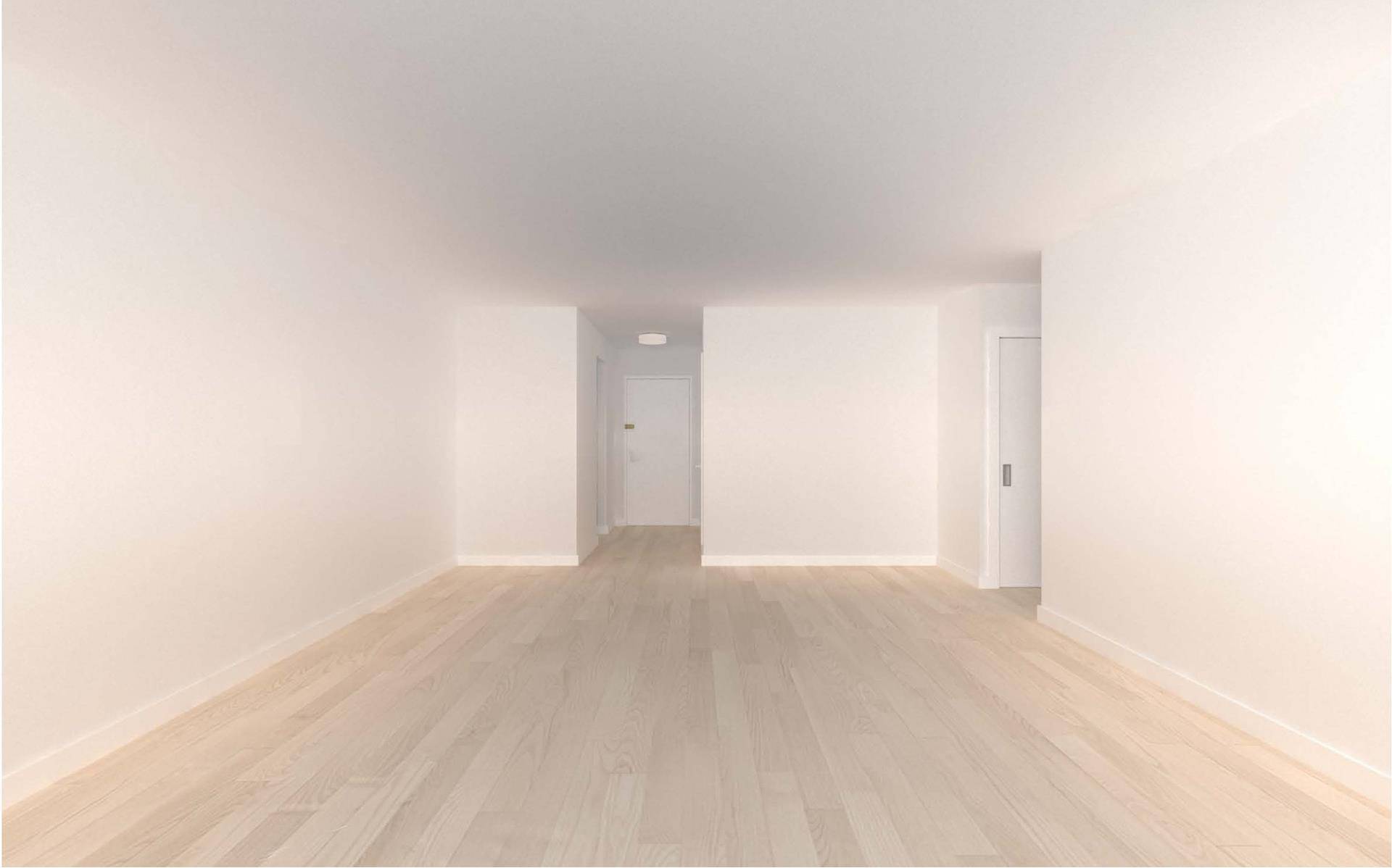 NO BOARD APPROVAL FOR THIS TRIPLE MINT RENOVATED, OVERSIZED 1BR 1BATH APT W OPEN WESTERN VIEWS !