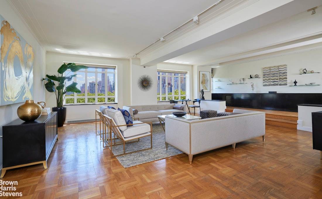 One of the largest layouts at The Century, almost 3, 000 Square Feet with 65 Linear Feet directly facing the Park, it was formerly nine rooms now configured into six.