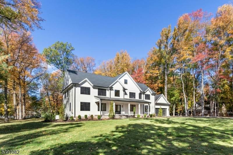 A remarkable new construction home set on a level.