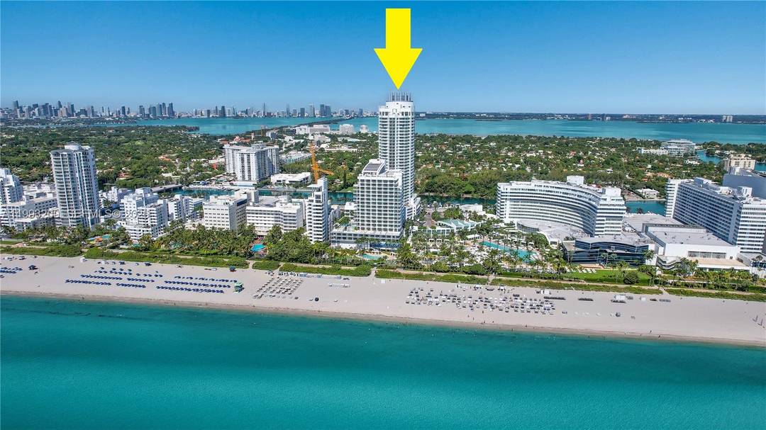 Stunning 1BD 2BA with breathtaking ocean, bay, and city views at the Fontainebleau II Tresor.