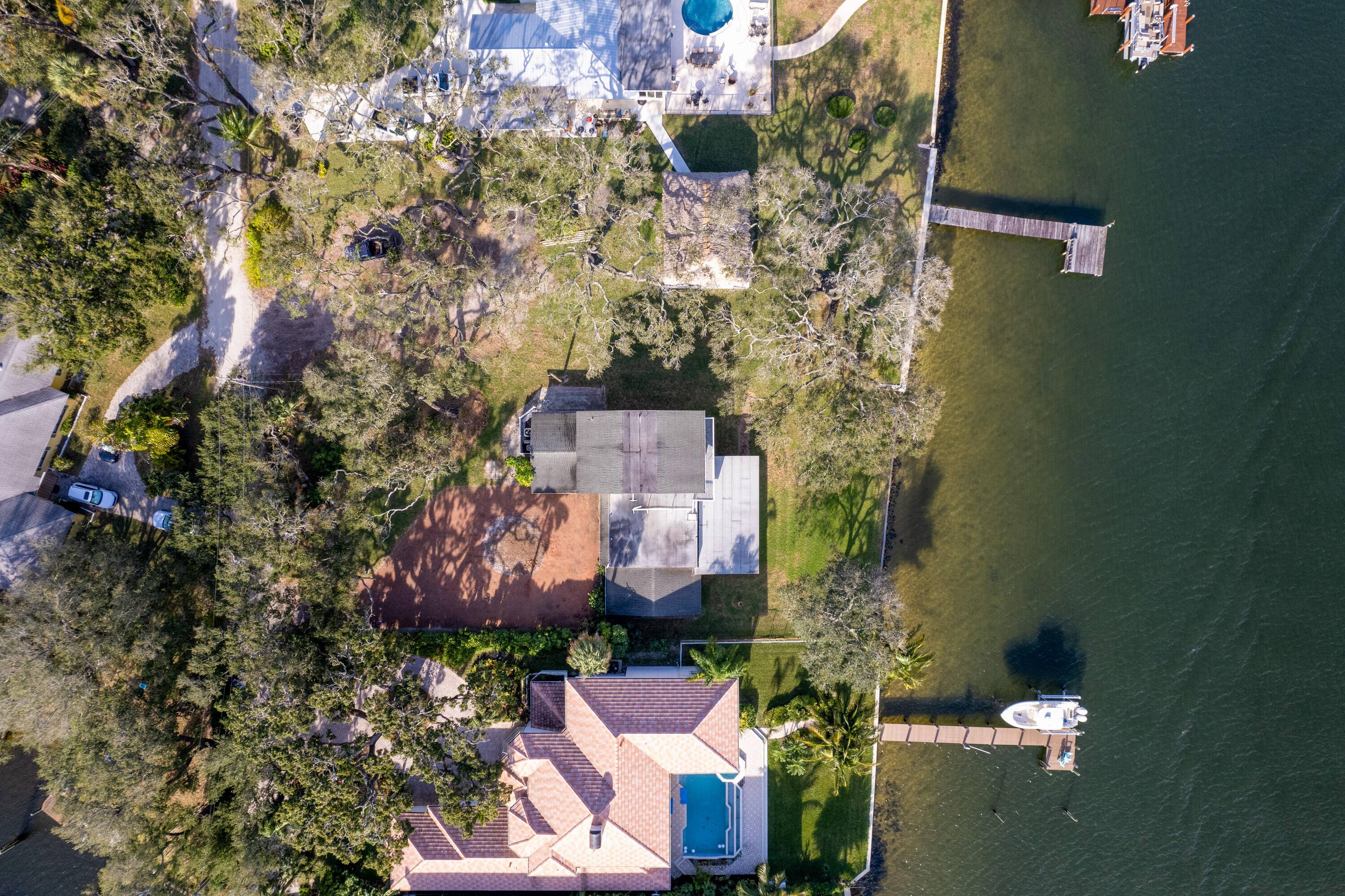 The house on this property was knocked down.